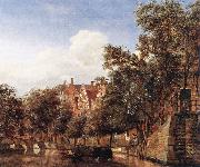 HEYDEN, Jan van der View of the Herengracht, Amsterdam oil painting reproduction